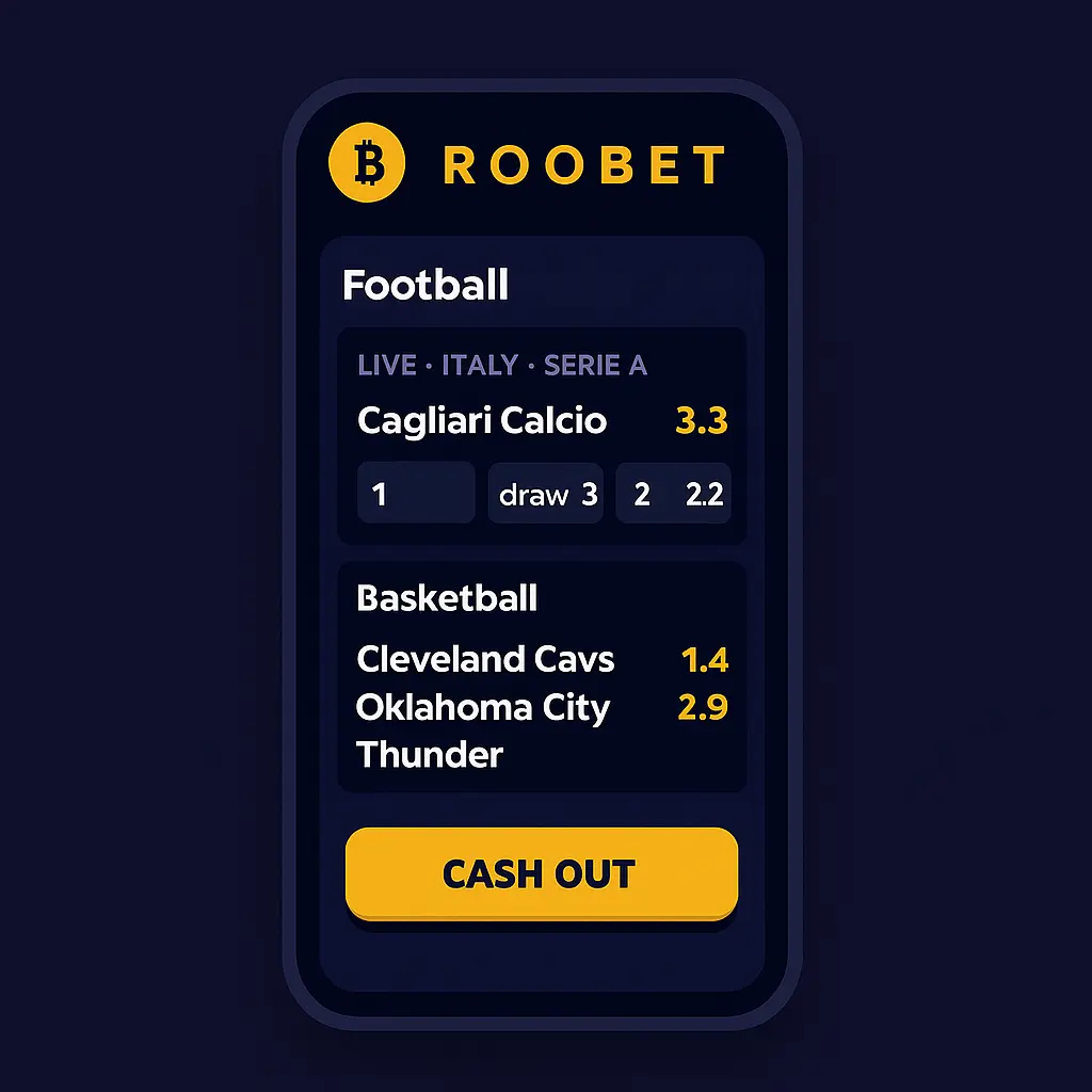 Roobet sportsbook for sports betting